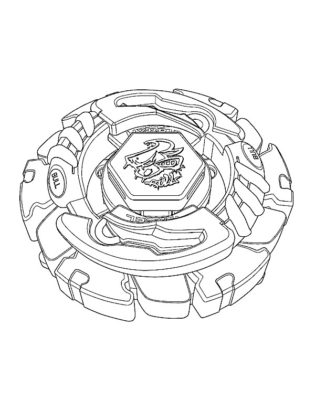 coloriage toupie beyblade