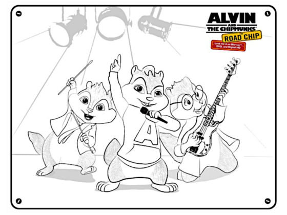 dessin alvin et les chipmunks