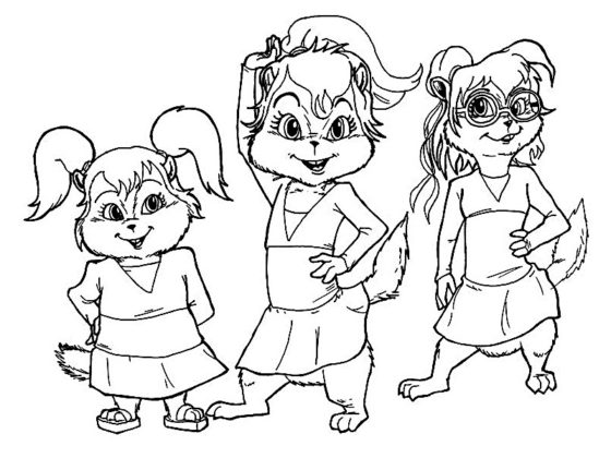 dessin alvin et les chipmunks