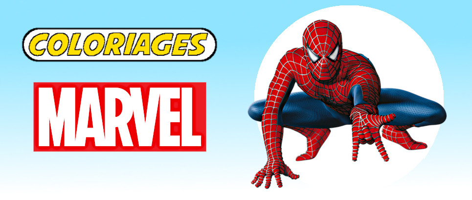 Coloriage Marvel : 50 images à imprimer gratuitement