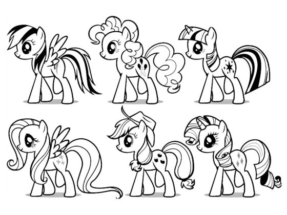 dessin my little pony