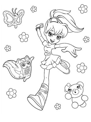dessin polly pocket