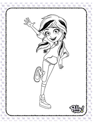 dessin polly pocket