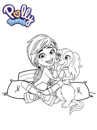 polly pocket coloriage