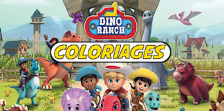 coloriage dino ranch