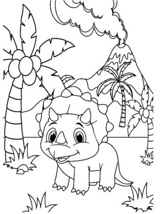 coloriage dino ranch