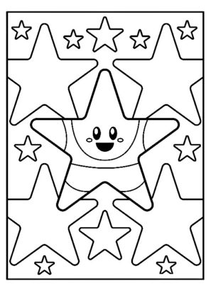 coloriage etoile