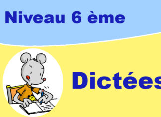 dictee 6eme