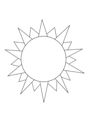 soleil dessin