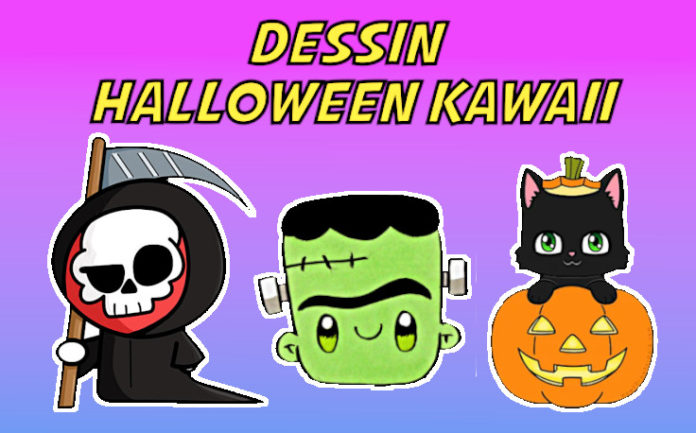 dessin halloween kawaii