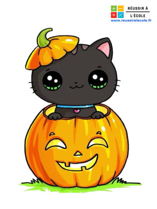 dessin halloween kawaii