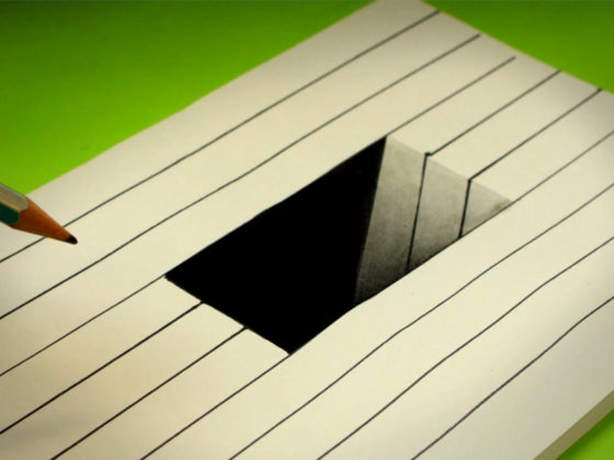 dessin illusion d optique facile a reproduire