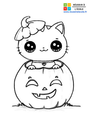 dessin kawaii halloween