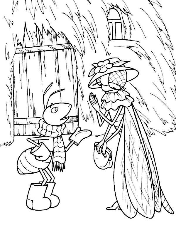 Illustration La Cigale Et La Fourmi Facile KLTG Illustration La Cigale Et La Fourmi Facile KLTG