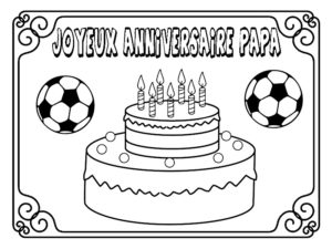 coloriage anniversaire papa