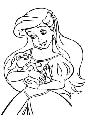 coloriage fille