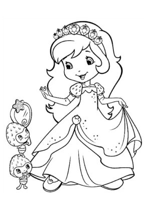 coloriage fille