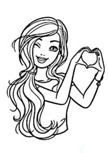 coloriage pour fille