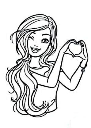 coloriage pour fille