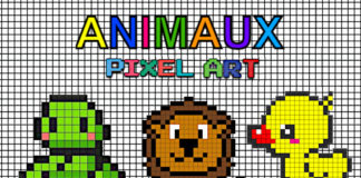 pixel art animaux