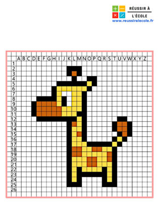 pixel art animaux trop mignon facile