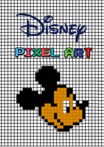 pixel art disney