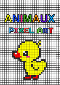 pixel art facile animaux