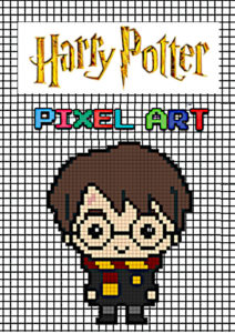 pixel art harry potter