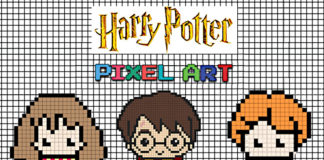 pixel art harry potter