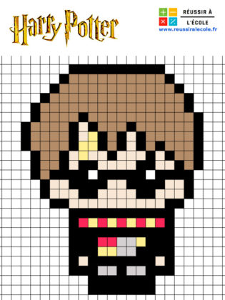 pixel art harry potter