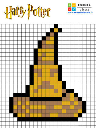 pixel art harry potter facile