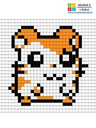 pixel art kawaii animaux