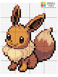 pixel art pokemon evoli