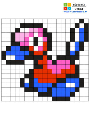 pixel art pokemon facile