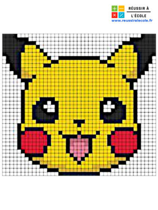 pixel art pokemon facile