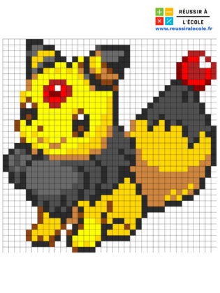 pixel art pokemon facile
