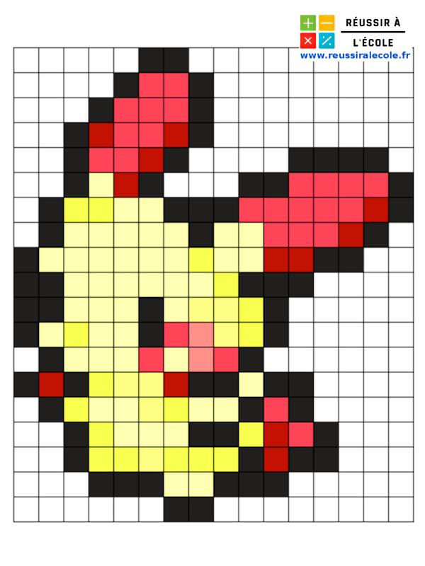 Pixel Art Pokemon 50 Mod les Imprimer