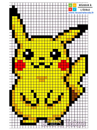 pixel art pokemon pikachu