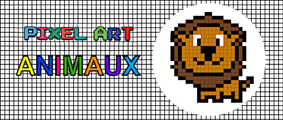 dessin animaux pixel art