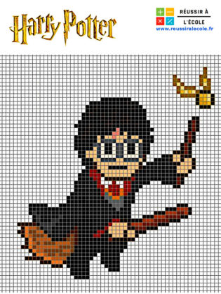 difficile pixel art harry potter