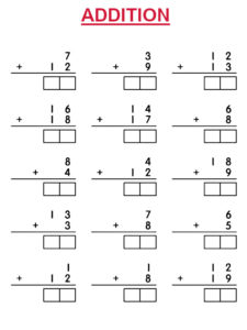 exercice addition cp