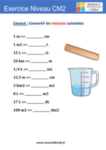 exercice cm2