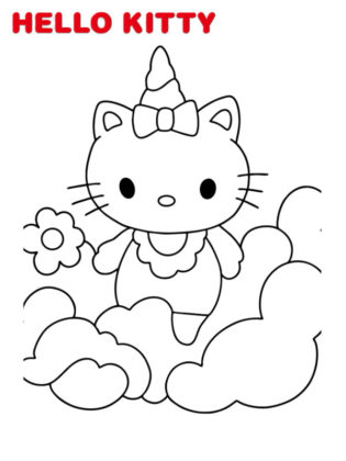 coloriage hello kitty