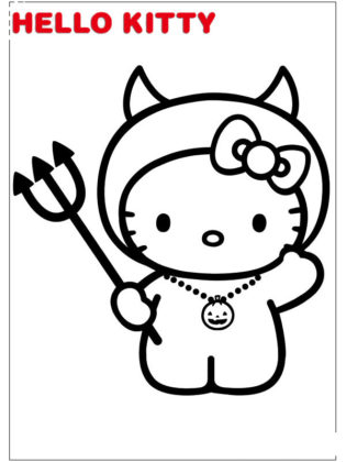 coloriage hello kitty