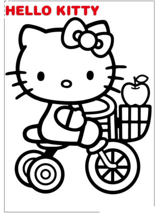 coloriage hello kitty