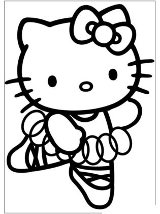 coloriage hello kitty