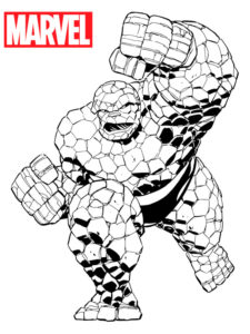 coloriage marvel