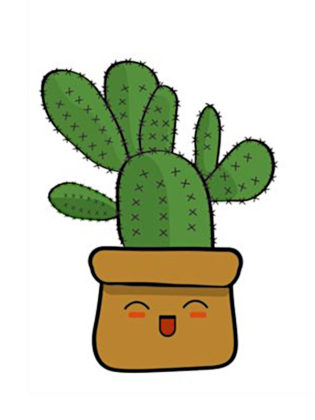 dessin cactus