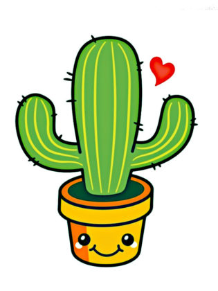 dessin cactus