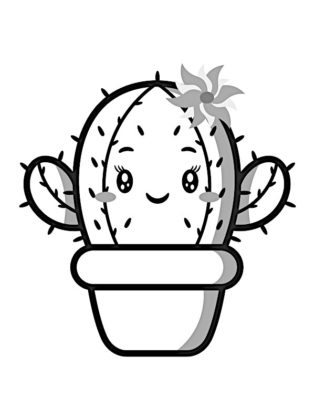 dessin cactus